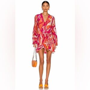 NWT ROCOCO SAND EMILY WRAP Mini Dress